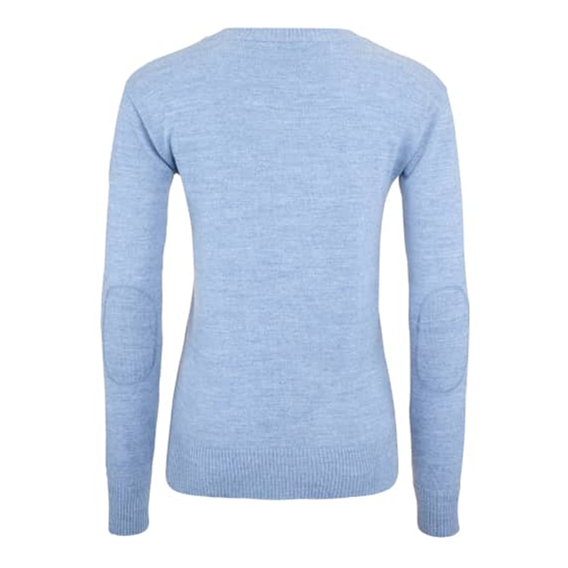 Tommy Hilfiger Women's V-Neck Pullover - Light Moonstone-1